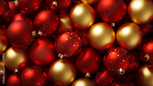 bright christmas balls.