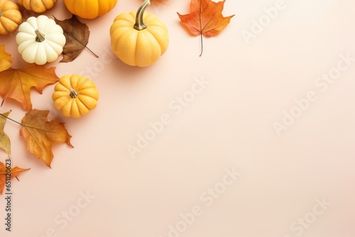 Autumn Pumpkins Background