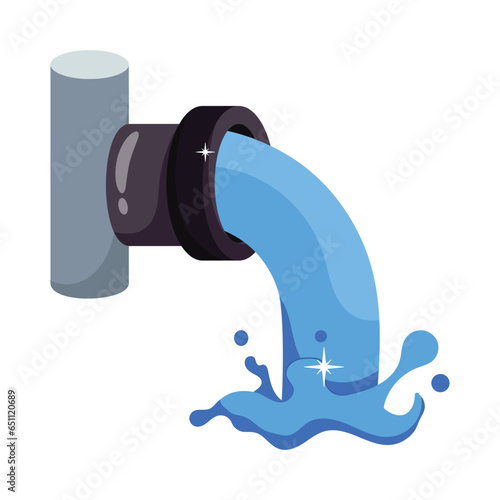 Drainage vector colorful stickers Icon Design illustration. EPS 10 File