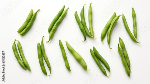 fresh green beans.