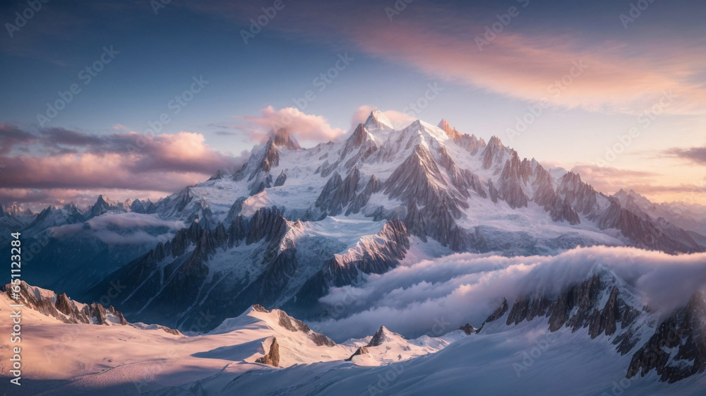 Majestic Mont Blanc: The Crown Jewel of the Alps