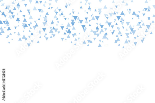 Polygonal blue mosaic background. Abstract low poly vector illustration. Triangular pattern, copy space. Template geometric business design with triangle for poster, banner, card, flyer