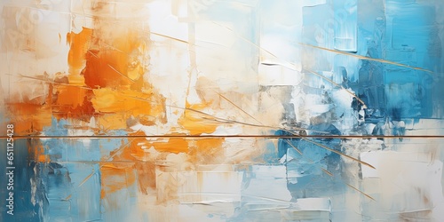 Colorful modern artwork, abstract paint strokes, oil painting on canvas. Acrylic art, artistic texture. Brush daubs and smears grunge background