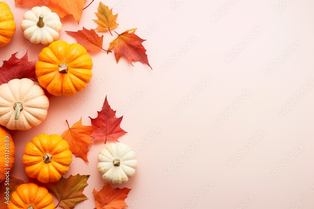 Autumn Pumpkins Background Autumn Pumpkins Background
