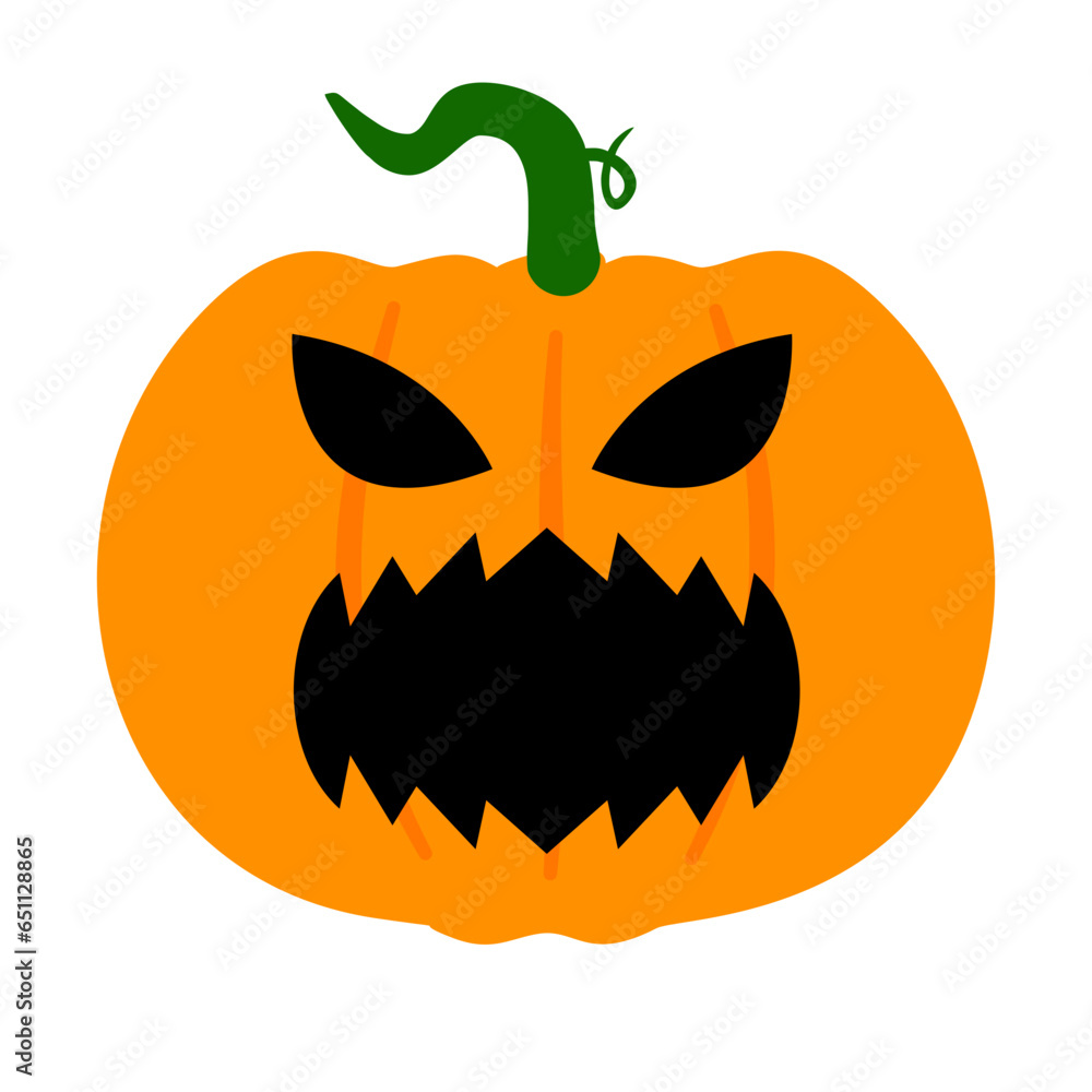 Fototapeta premium Hand drawn halloween pumpkins collection