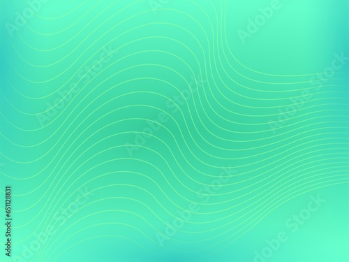 Turquoise wave gradient background design