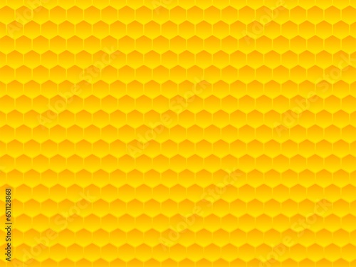 Yellow gradient with hexagon shape