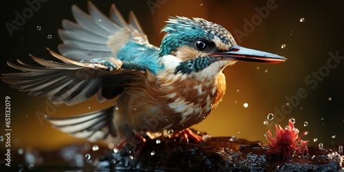 Female Kingfisher emerging from the water after an unsuccessful dive to grab a fish. Taking photos of these beautiful birds is addicitive now I need to go back © Coosh448