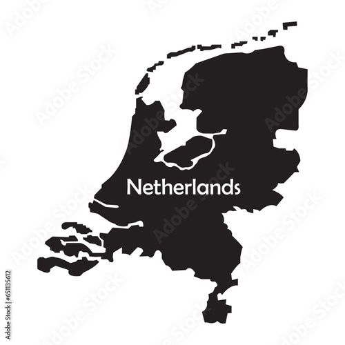 Netherlands map icon