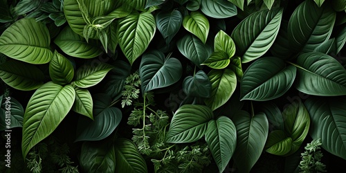 Green foliage texture