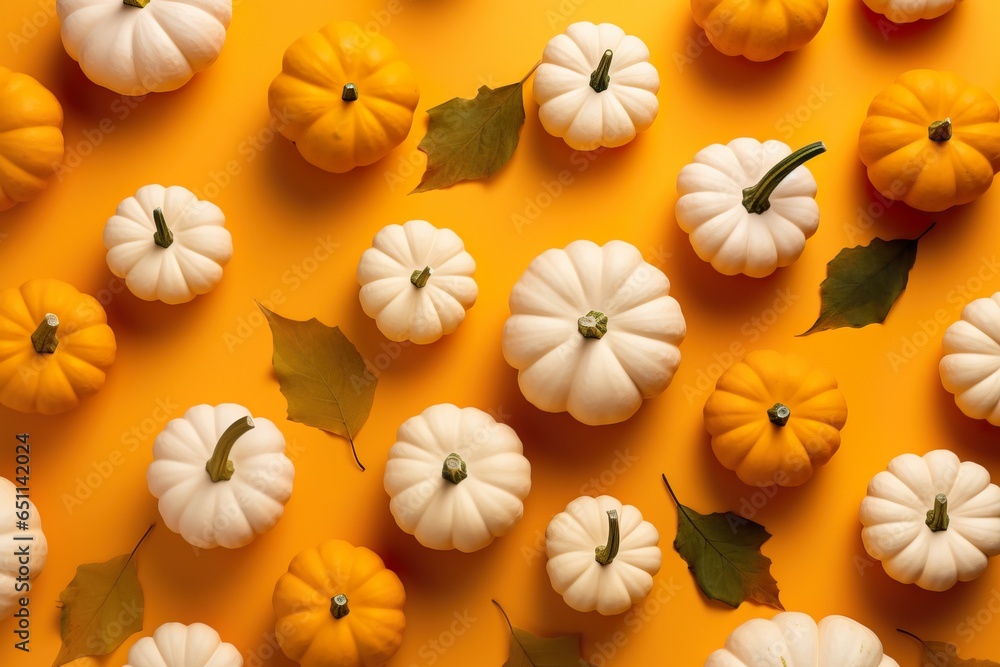Autumn Pumpkins Background Autumn Pumpkins Background