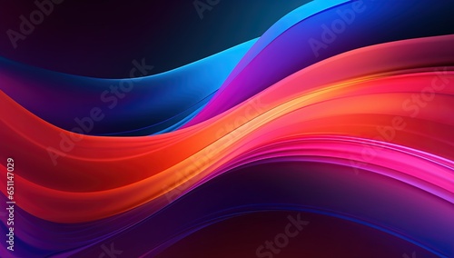 colorful abstract background with waves and gradients