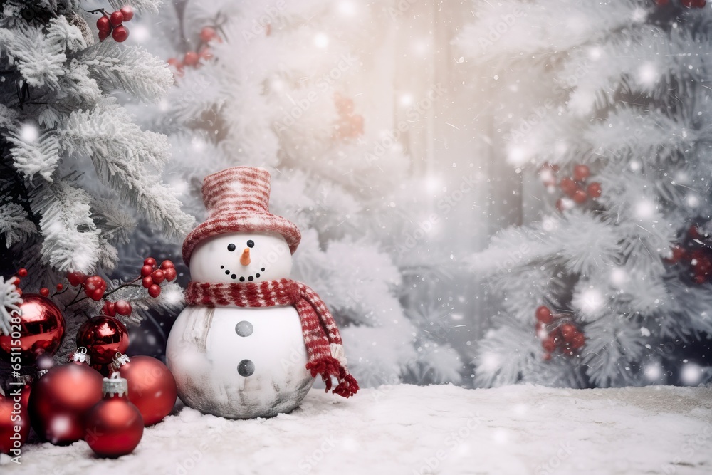 Obraz premium Winter Christmas Wonderland