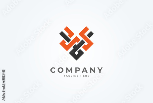 Initial WY or YW  logo. monogram logo design combination letter W and Y. vector illustration