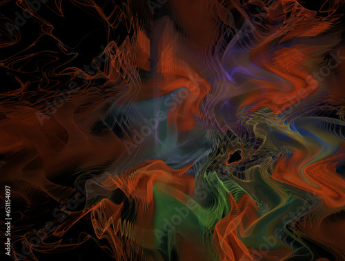 Imaginatory fractal abstract background Image