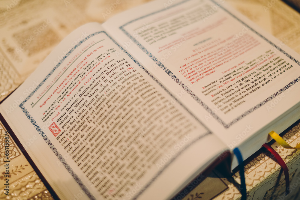 Fototapeta premium book on a table