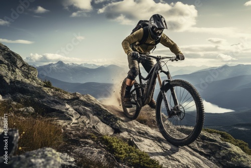 Mountain Biking Adventures: Speed and Sport in Action © Ezio Gutzemberg