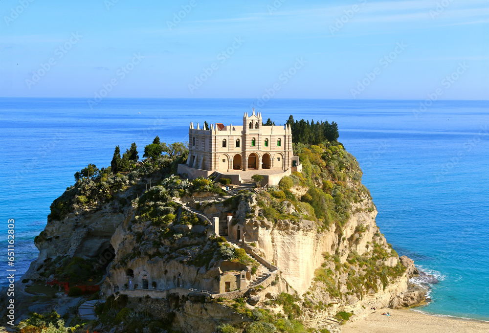 Italian seascape, the Coast of the Gods Calabria, Italy