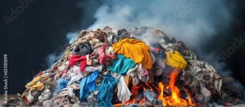 Textile waste significantly pollutes Southeast Asian countries such as Bangladesh