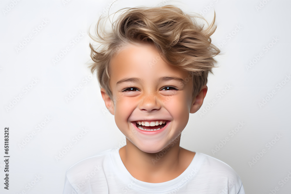 Portrait of cute child boy isolated on white background Portrait of cute child boy isolated on white background