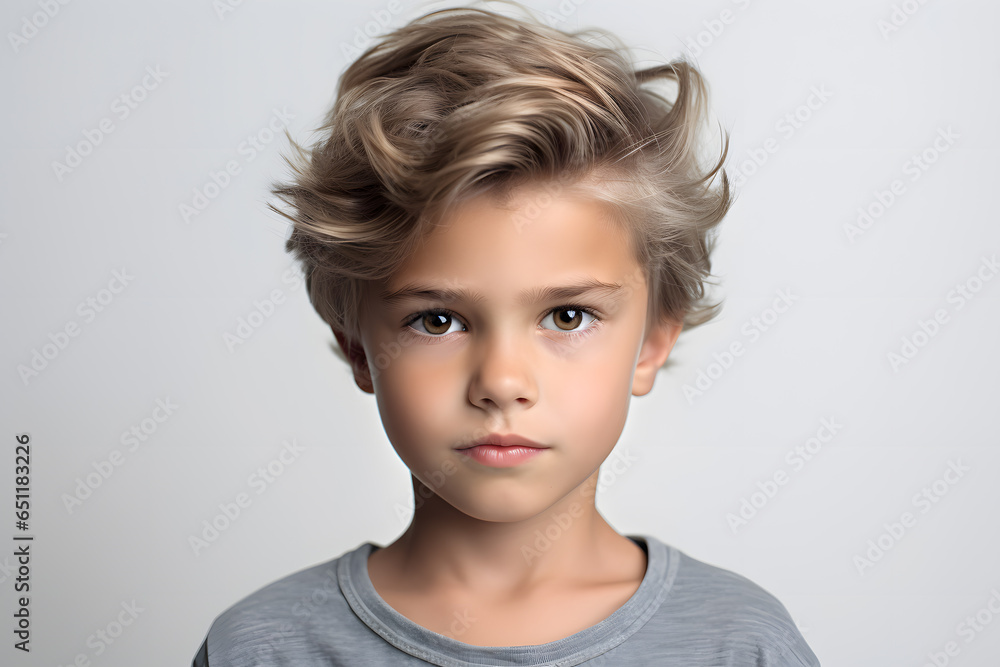 Portrait of cute child boy isolated on white background Portrait of cute child boy isolated on white background