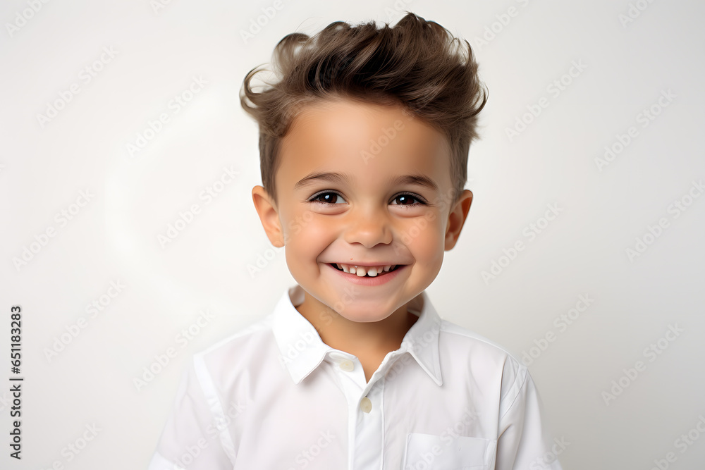 Portrait of cute child boy isolated on white background Portrait of cute child boy isolated on white background