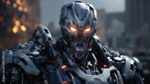 a machine is a robot with a...
