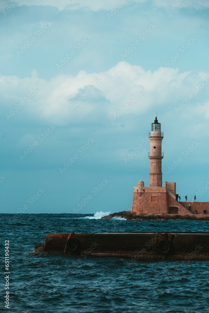 lighthouse on the coast of Chania III