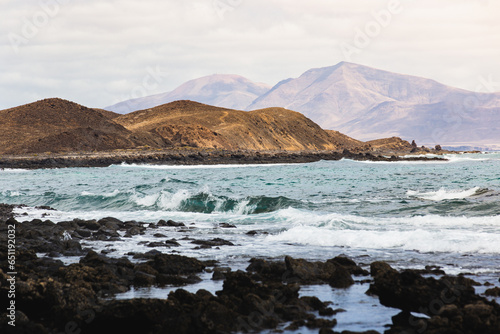view from the beach