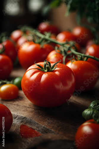 tomatoes on the vine © SABBIR RAHMAN