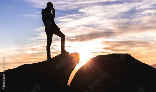 silhouette of a person