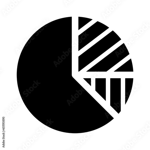 Business chart icon symbol image vector. Illustration of the diagram graphic statistics design image