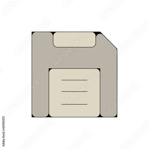 picto logo icones et symbole disquette stockage fin couleur