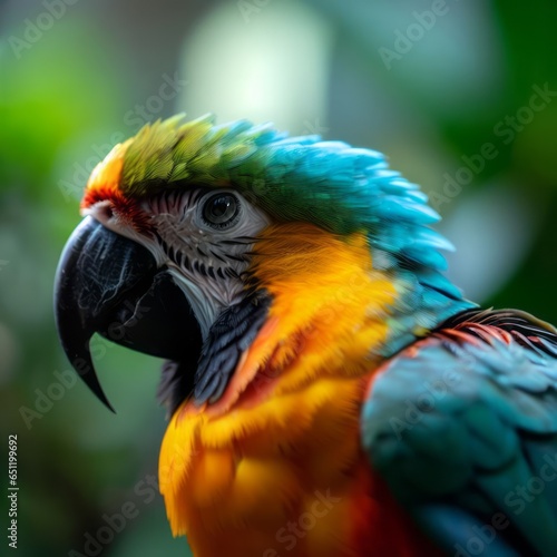 blue and yellow macaw © AiDistrict