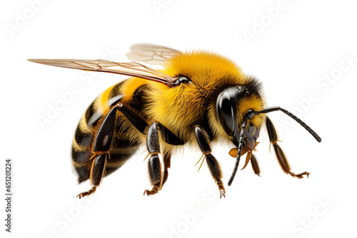 Bee isolated on transparency background © imagemir