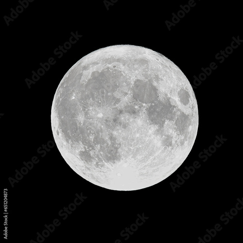 Detailed close-up of the captivating lunar surface, revealing the moon's intriguing craters and rugged beauty in stunning clarity.