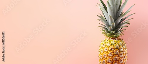 Exotic fruit delicious and ripe alone isolated pastel background Copy space