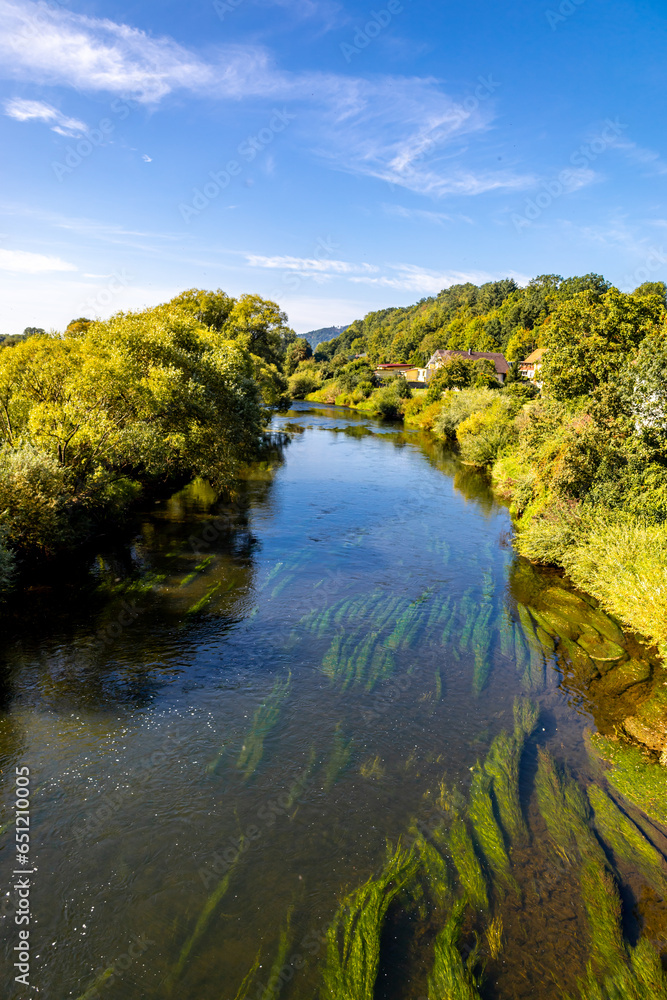 Spätsommerwanderung durch das oberfränkische Land bei Bad Staffelstein - Bayern - Deutschland Spätsommerwanderung durch das oberfränkische Land bei Bad Staffelstein - Bayern - Deutschland
