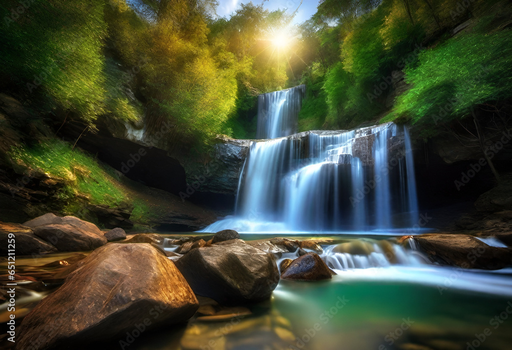 Obraz premium waterfall in nature