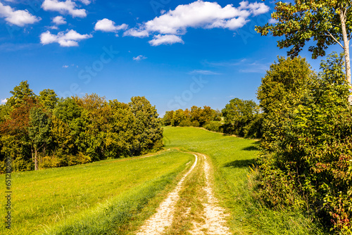 Spätsommerwanderung durch das oberfränkische Land bei Bad Staffelstein - Bayern - Deutschland