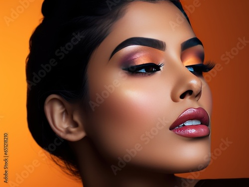 Bold & Beautiful Indian Beauty Influencer Showcases Contemporary Makeup Artistry for Brand's Vision