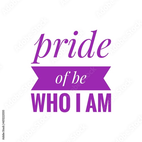   Pride Of Be Who I Am   Lettering