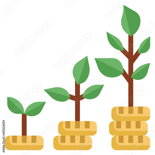 growing filled outline icon,linear,outline,graphic,illustration