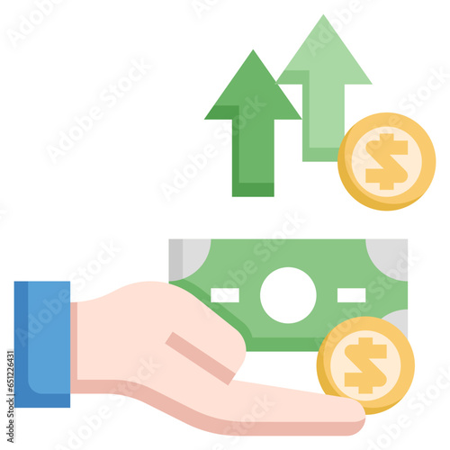 high commission filled outline icon,linear,outline,graphic,illustration