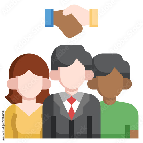 join team filled outline icon,linear,outline,graphic,illustration