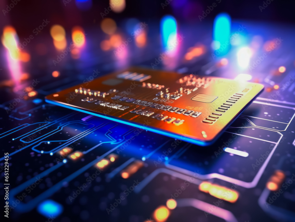 digital credit card online payment Digital internet network with global internet network connection. financial concept digital credit card online payment Digital internet network with global internet network connection. financial concept