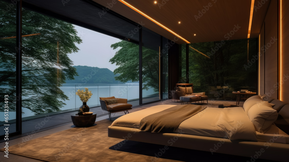Picture of Penthouse bedroom Morning and a beautiful bedroom with a beautiful ...
