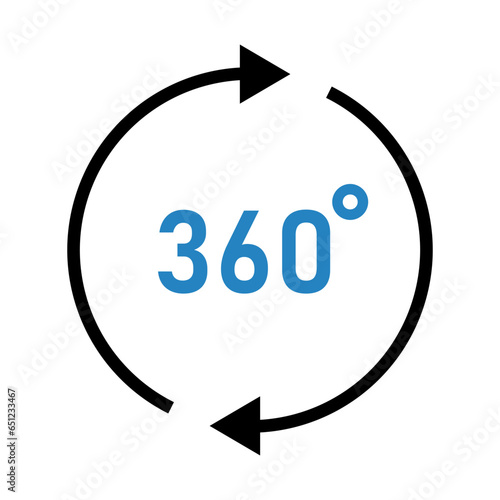 ikona 360 stopni