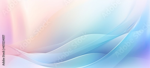 background of blurred pastel light blue and light beige colors © javier