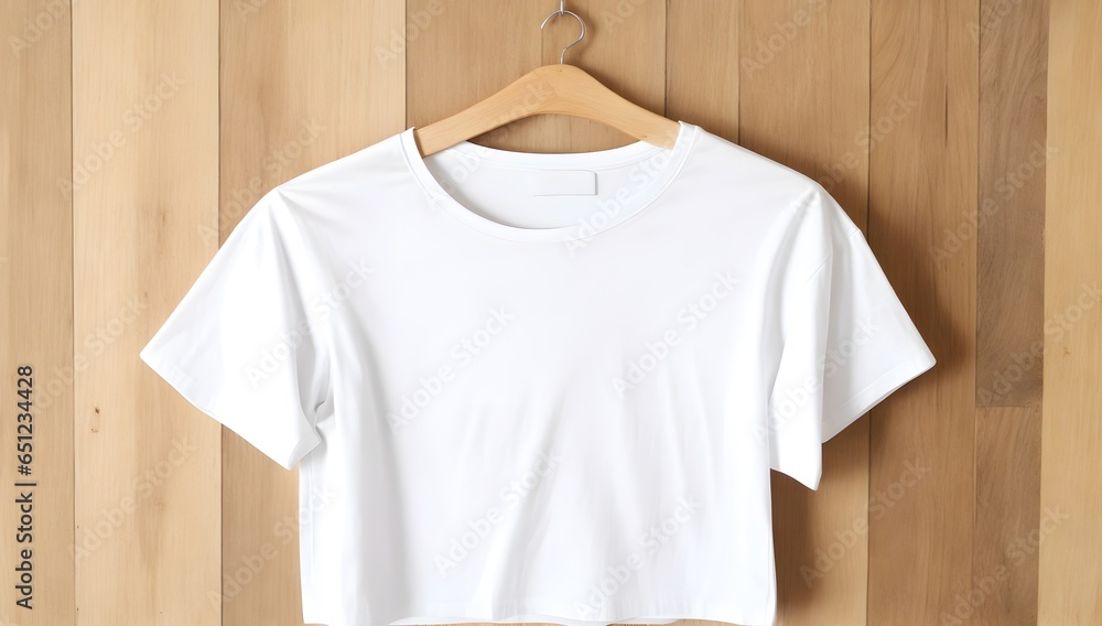 White T-Shirt on Wooden Hangers Mockup. Blank White Round Neck Shirt for Mockup on Wooden Hangers. White Round Neck Tee Design Template on Wooden Hangers. White T-Shirt on Wooden Hangers Mockup. Blank White Round Neck Shirt for Mockup on Wooden Hangers. White Round Neck Tee Design Template on Wooden Hangers.